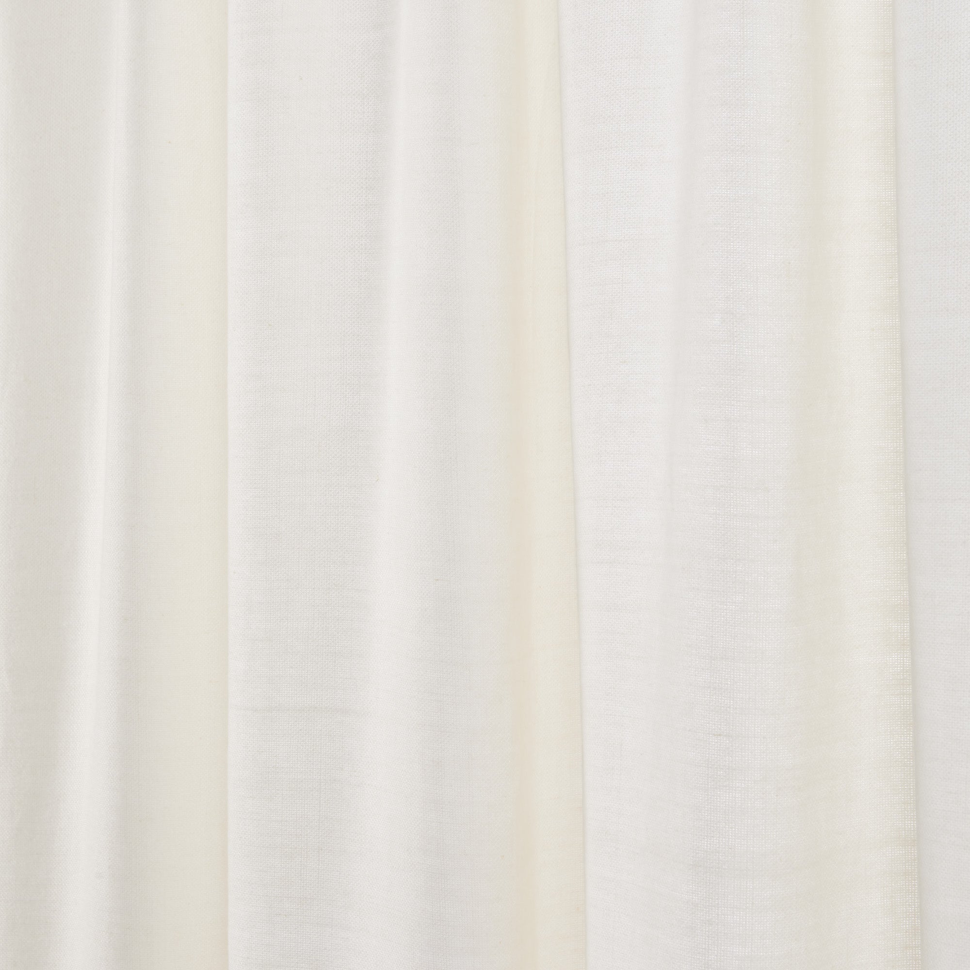 Rideau à galon fronceur AUBIN blanc naturel