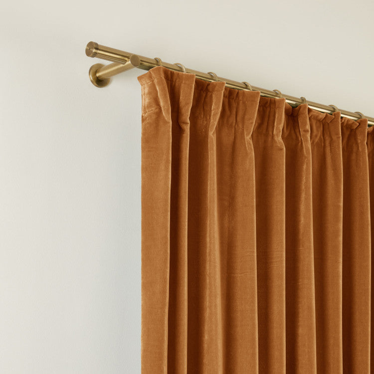 Rideau à galon fronceur DARIO camel