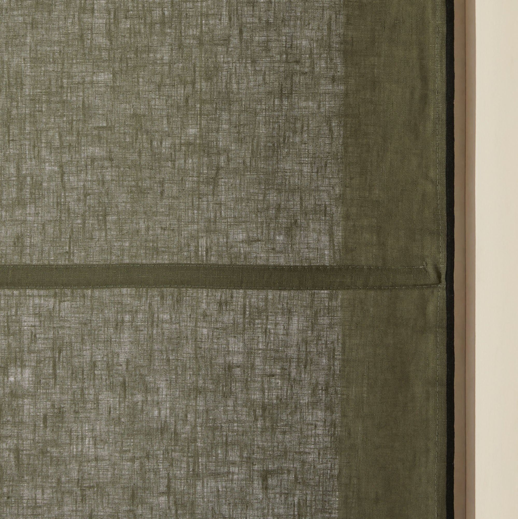 Store bateau CARLINA kaki grisé et bourdon noir