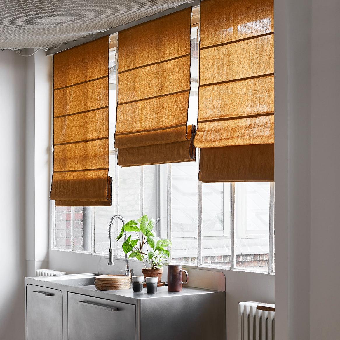 Store bateau CARLINA bronze et bourdon noir