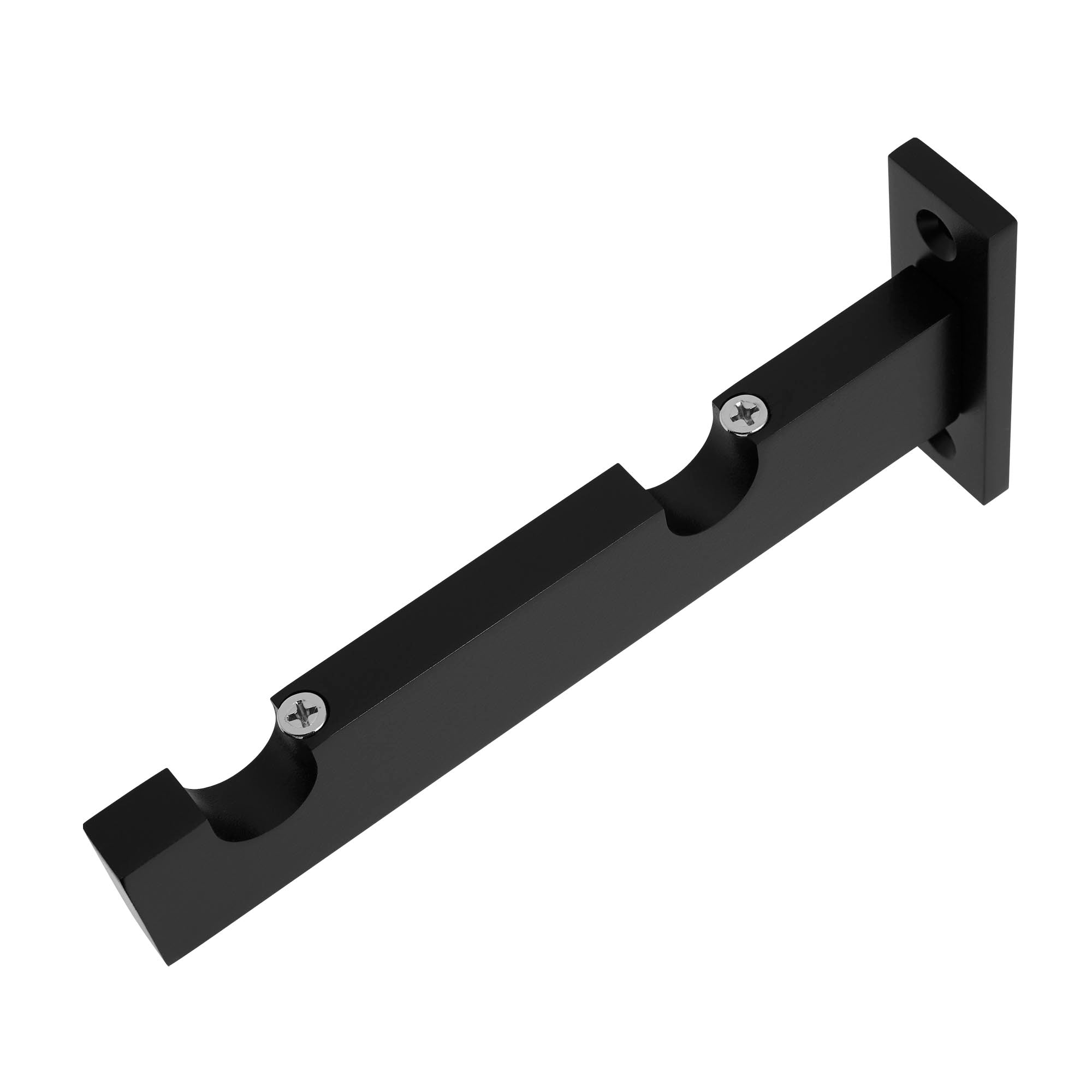 Support berceau double ALMA noir mat