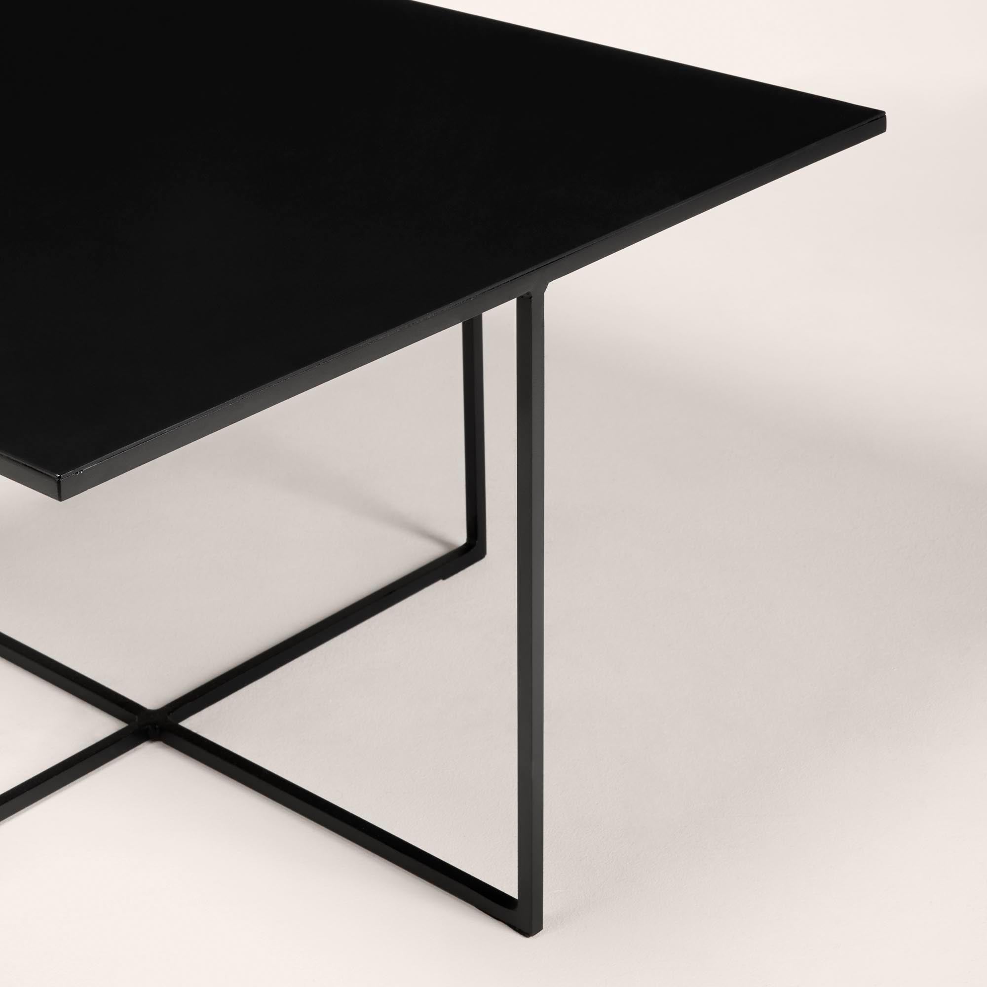 Table basse XENIA noir mat
