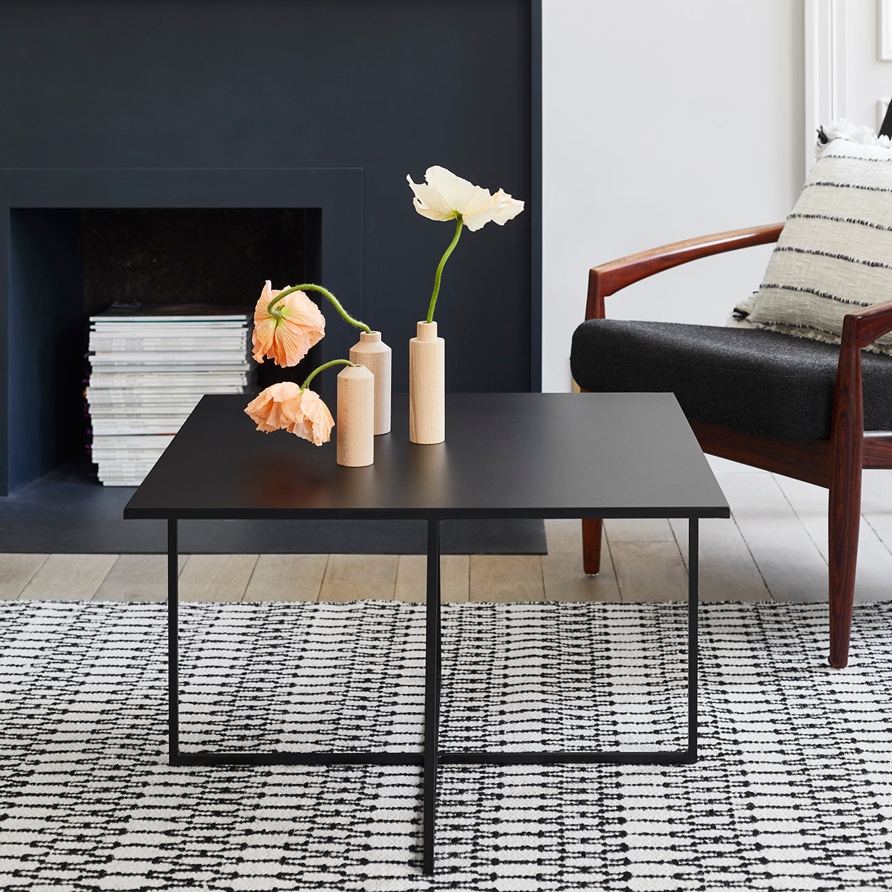 Table basse XENIA noir mat