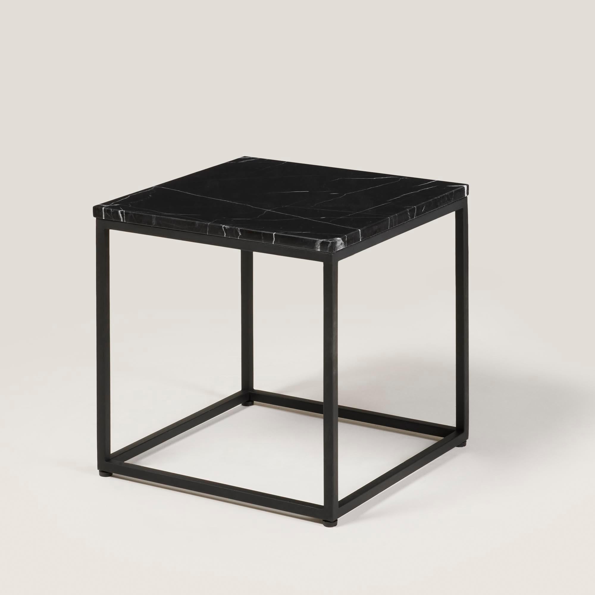 Table d'appoint CARRA noir de marquina