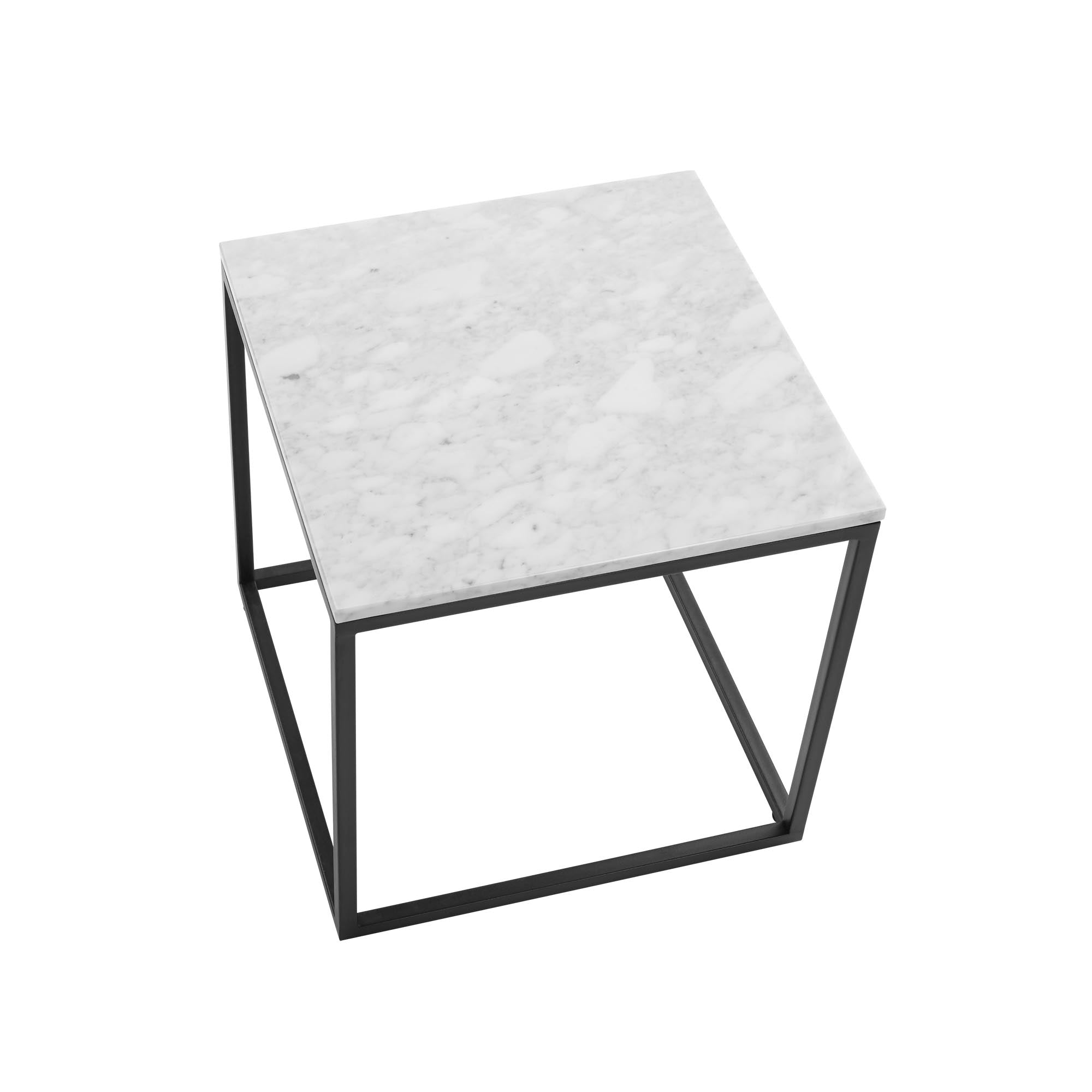 Table d'appoint CARRA blanc de carrare