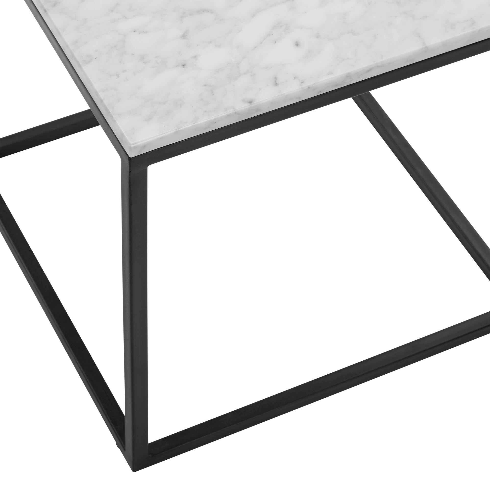 Table d'appoint CARRA blanc de carrare