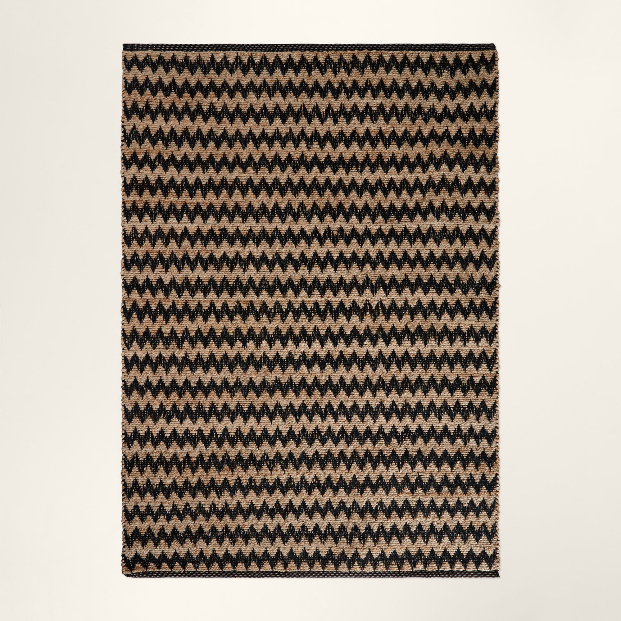 Tapis de sol COPENHAGEN naturel et noir