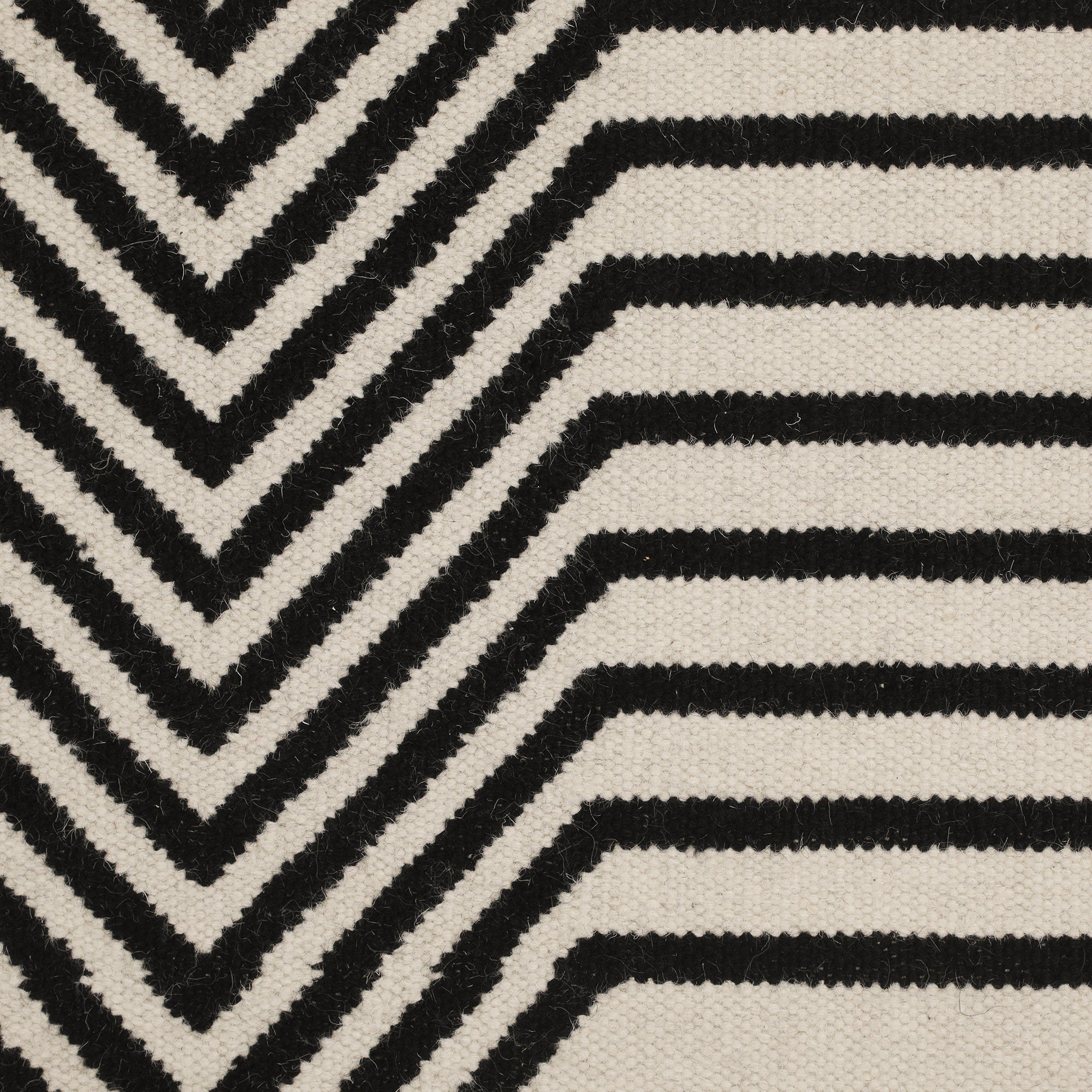 Tapis de sol LIV ivoire et noir