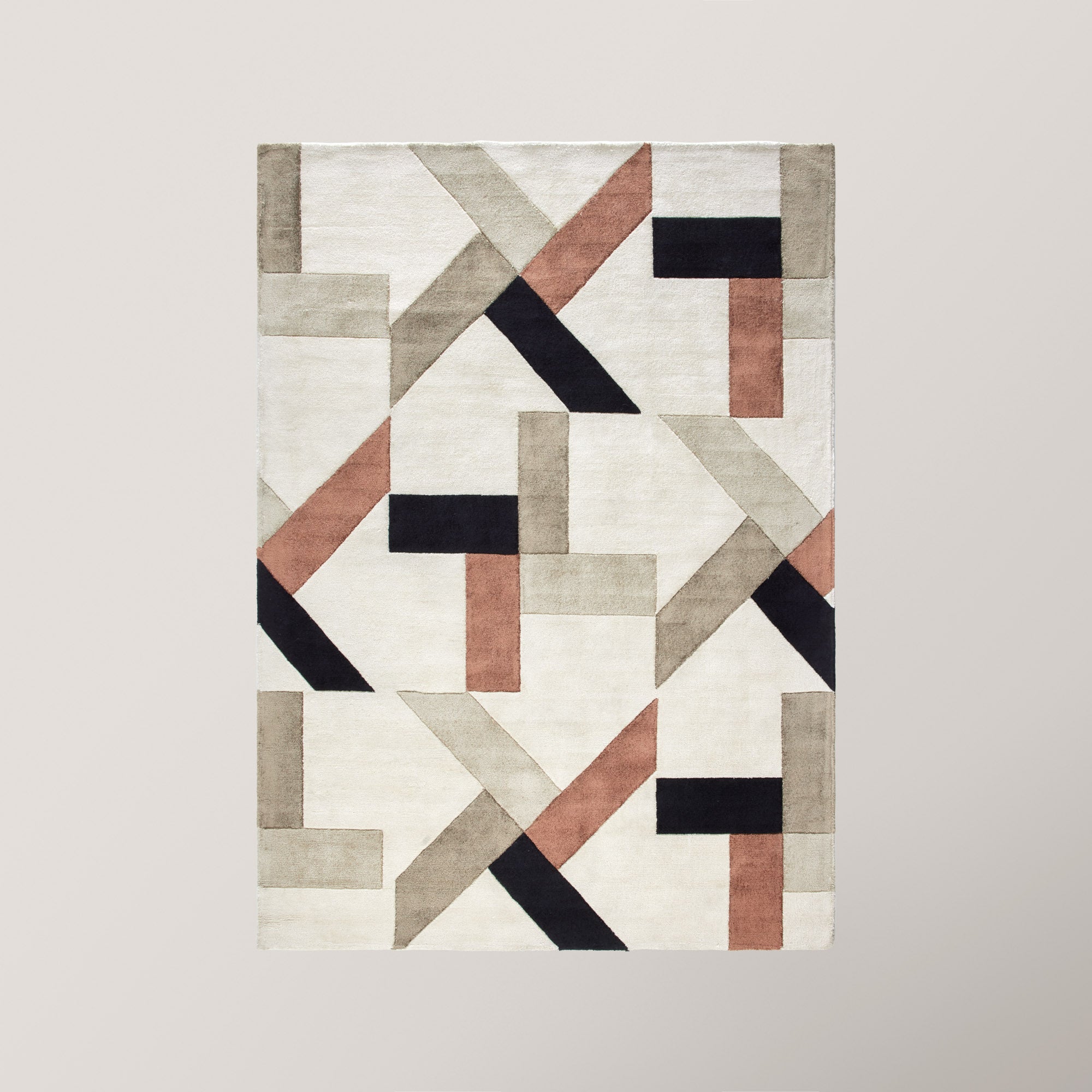 Tapis de sol TRIAGO naturel et noir
