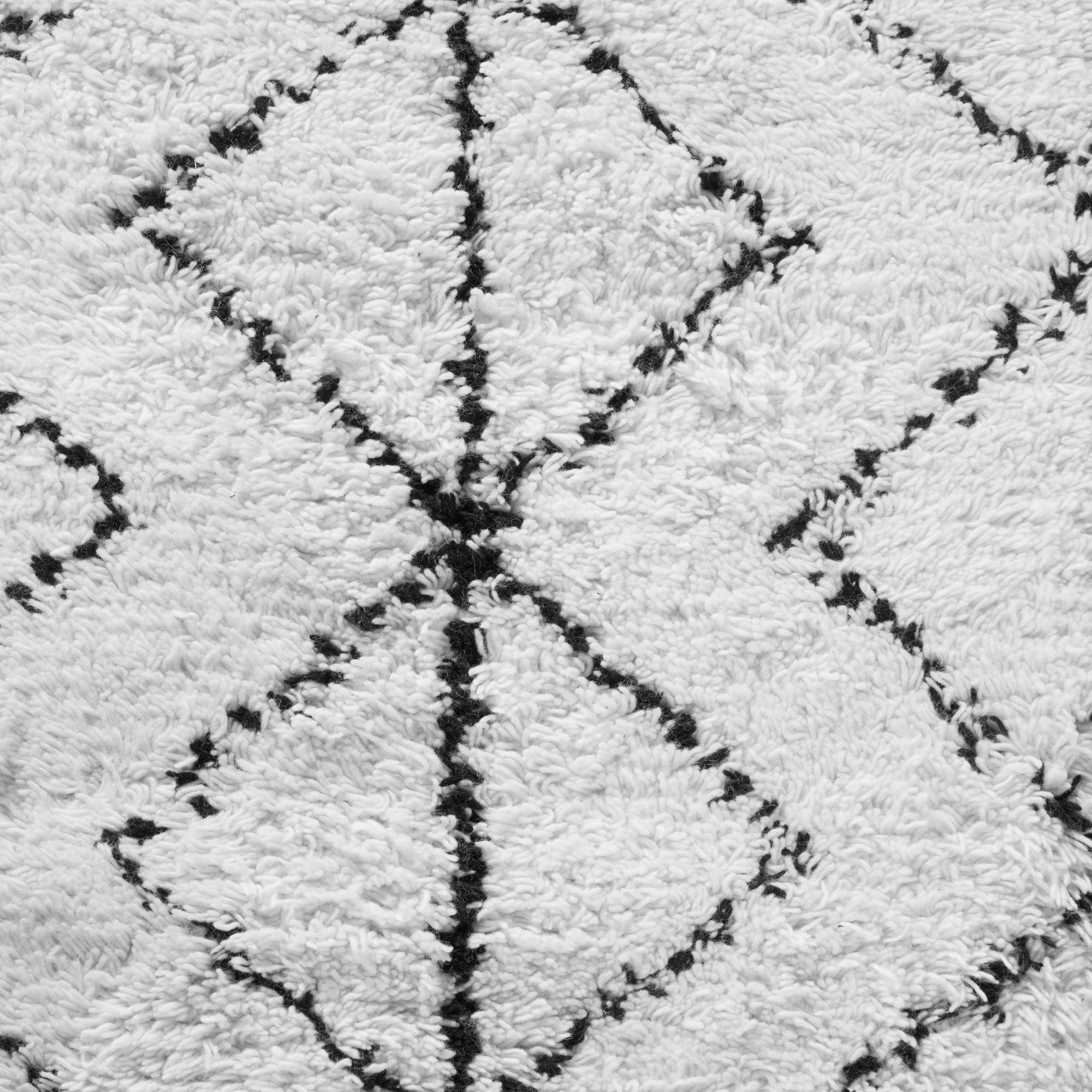Tapis de sol YDIR ivoire et noir