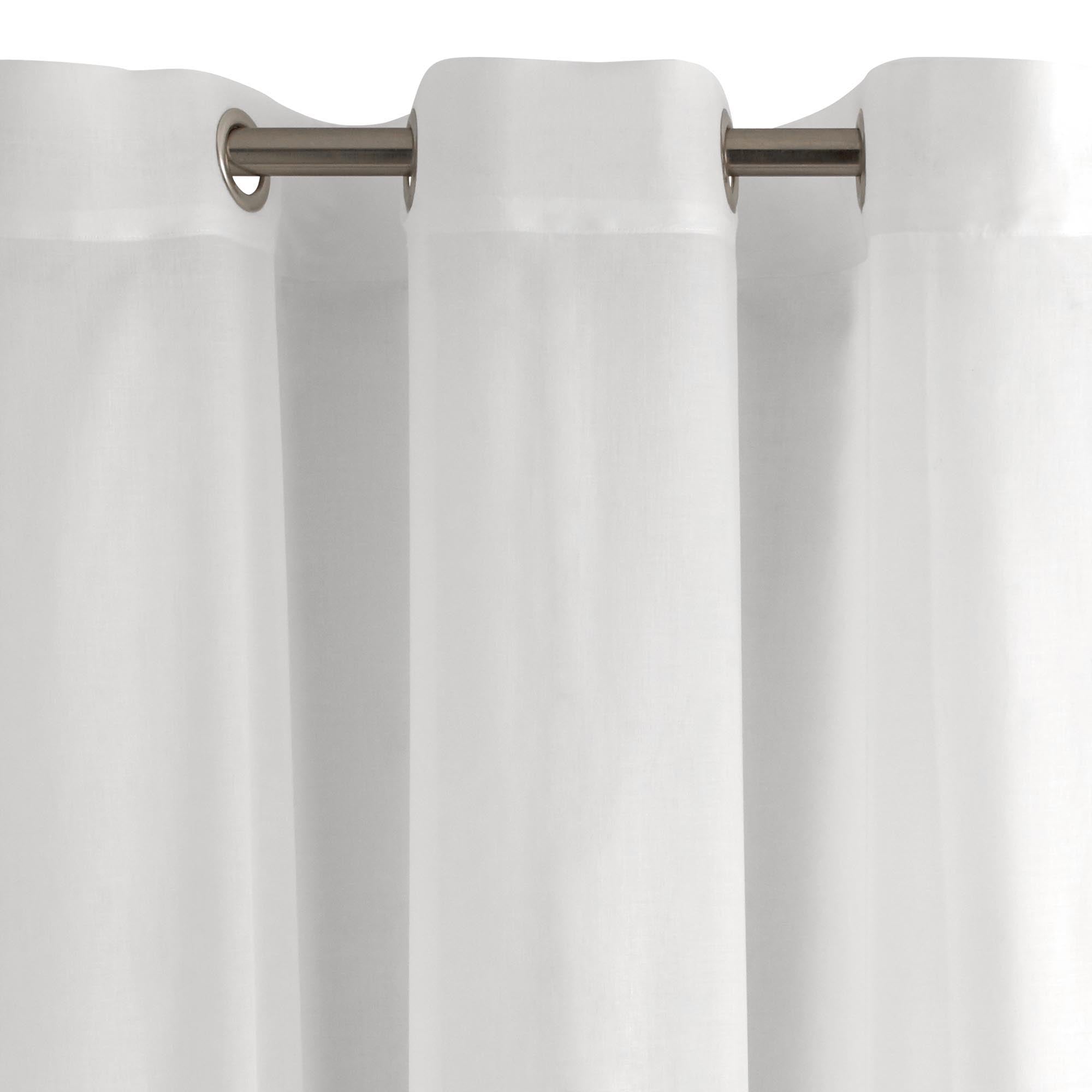 Voilage à oeillets KEA blanc optique