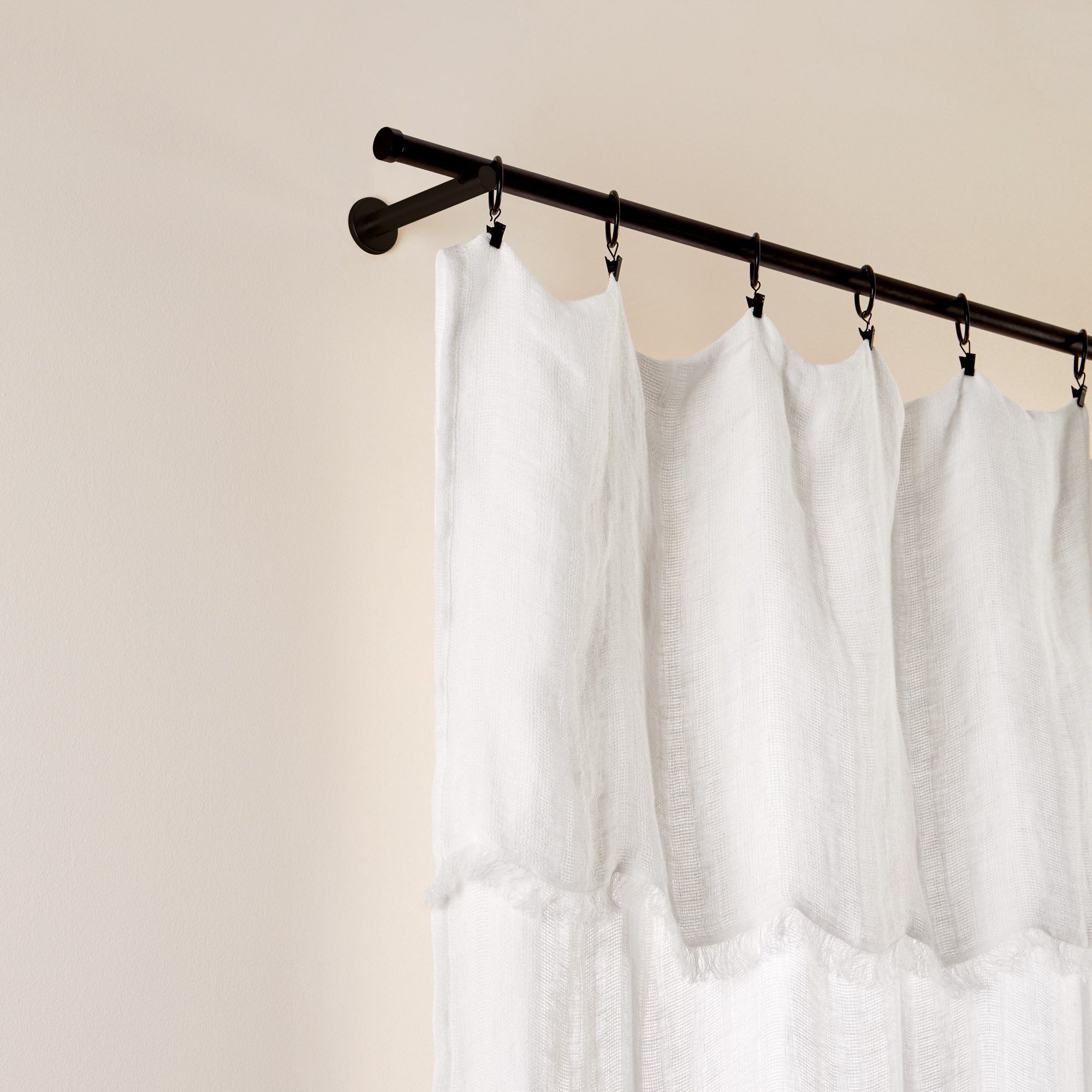 Voilage panneau EOLE blanc