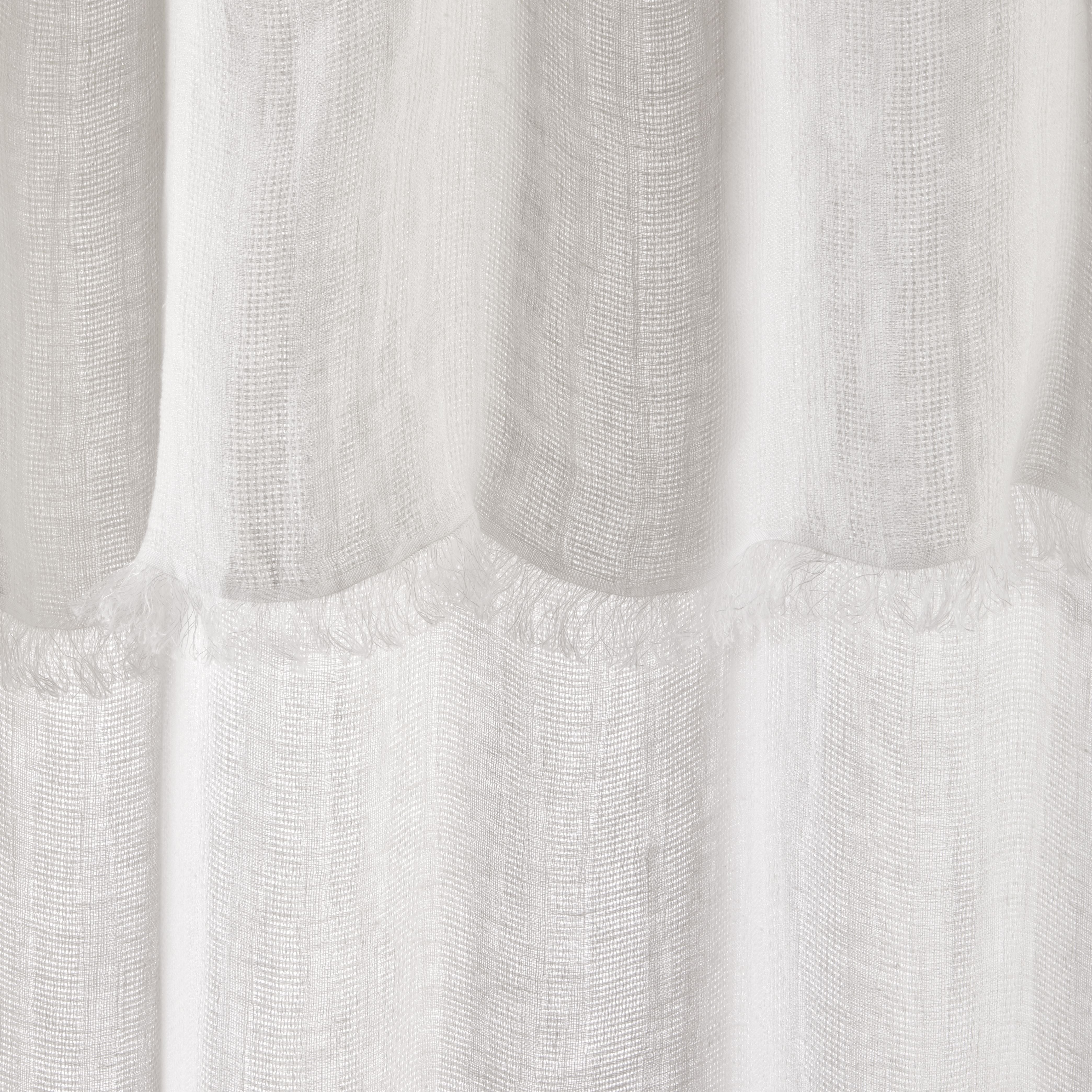 Voilage panneau EOLE blanc